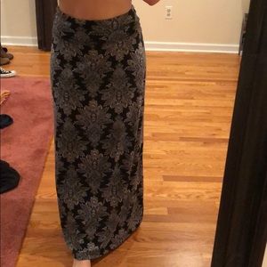 Paisley maxi skirt